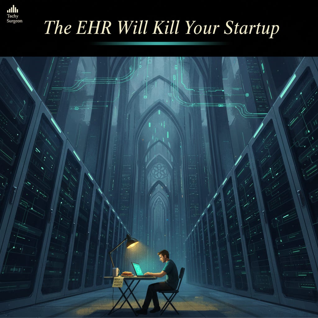 Yes, the EHR Is Going to Kill Your AI Startup
