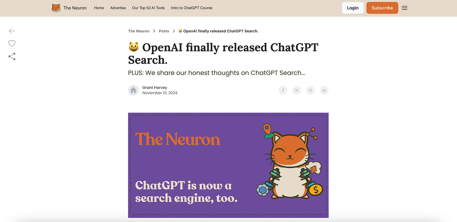 ChatGPT Search: Google Kingslayer? ChatGPT Search: Google Kingslayer?