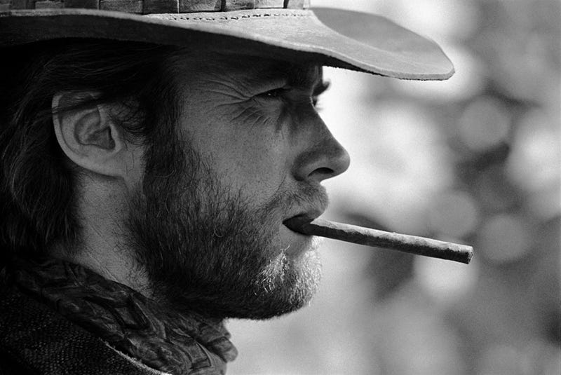 Clint Eastwood With Cigar, Durango, Mexico, 1969 | San Francisco Art  Exchange