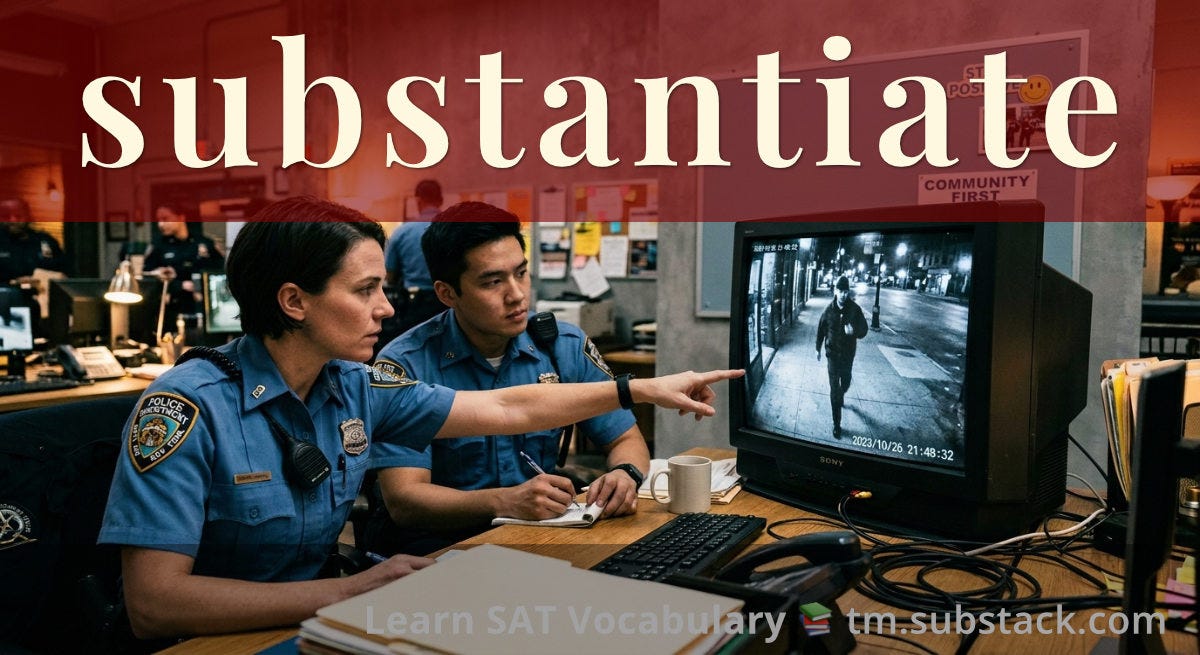 Substantiated Examples Substantiate — Meaning, Definition, & Examples | SAT Vocabulary