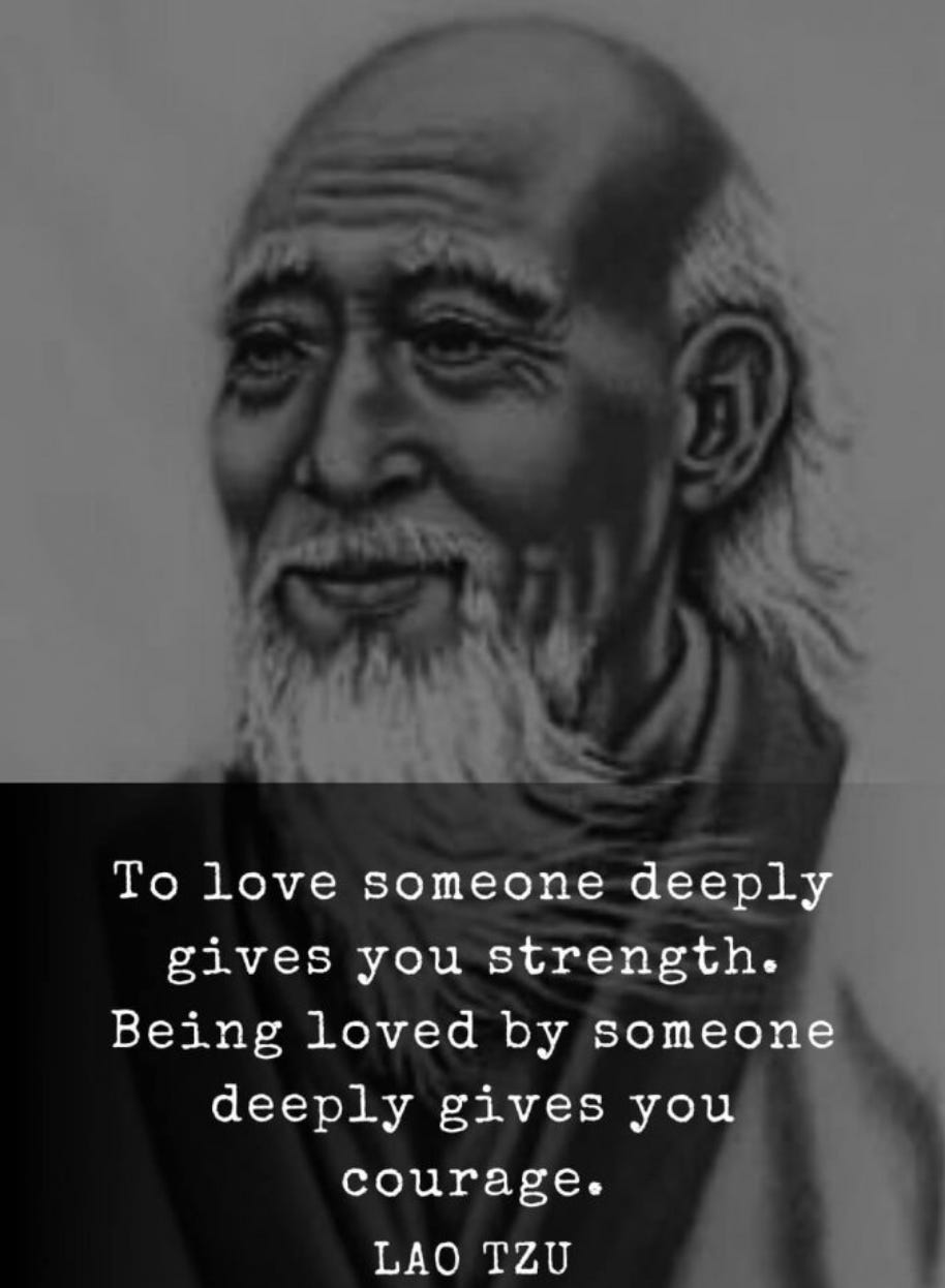 Lao Tzu Love Courage