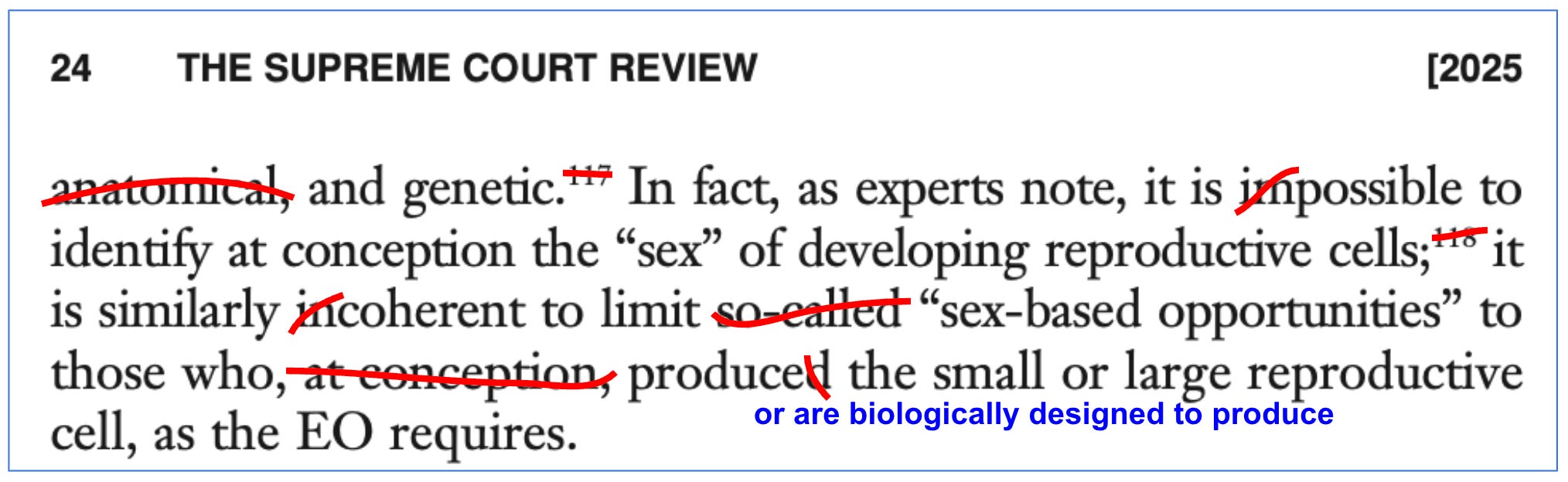 Celebrity Law Professors Admit Error, Claim Biology Is an “Aside” in ...