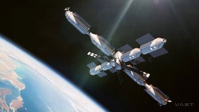 Vast Space's artist impressions for Haven-2, a commercial outpost it hopes would replace the International Space Station once it retires end of this decade. Photo: Vast Space Vast Space's artist impressions for Haven-2, a commercial outpost it hopes would replace the International Space Station once it retires end of this decade. Photo: Vast Space