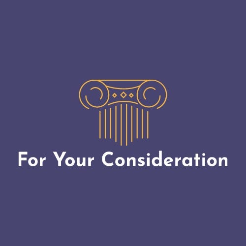 Substack profile picture for @consideration