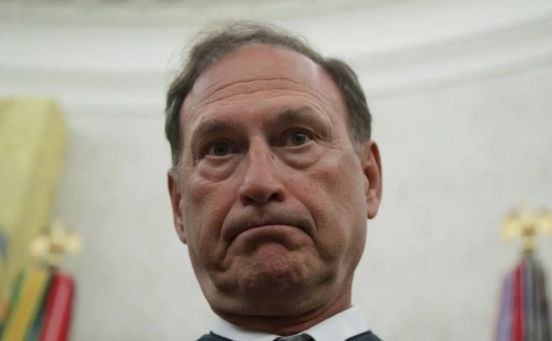 Sucky Sam Alito’s Hail Mary
