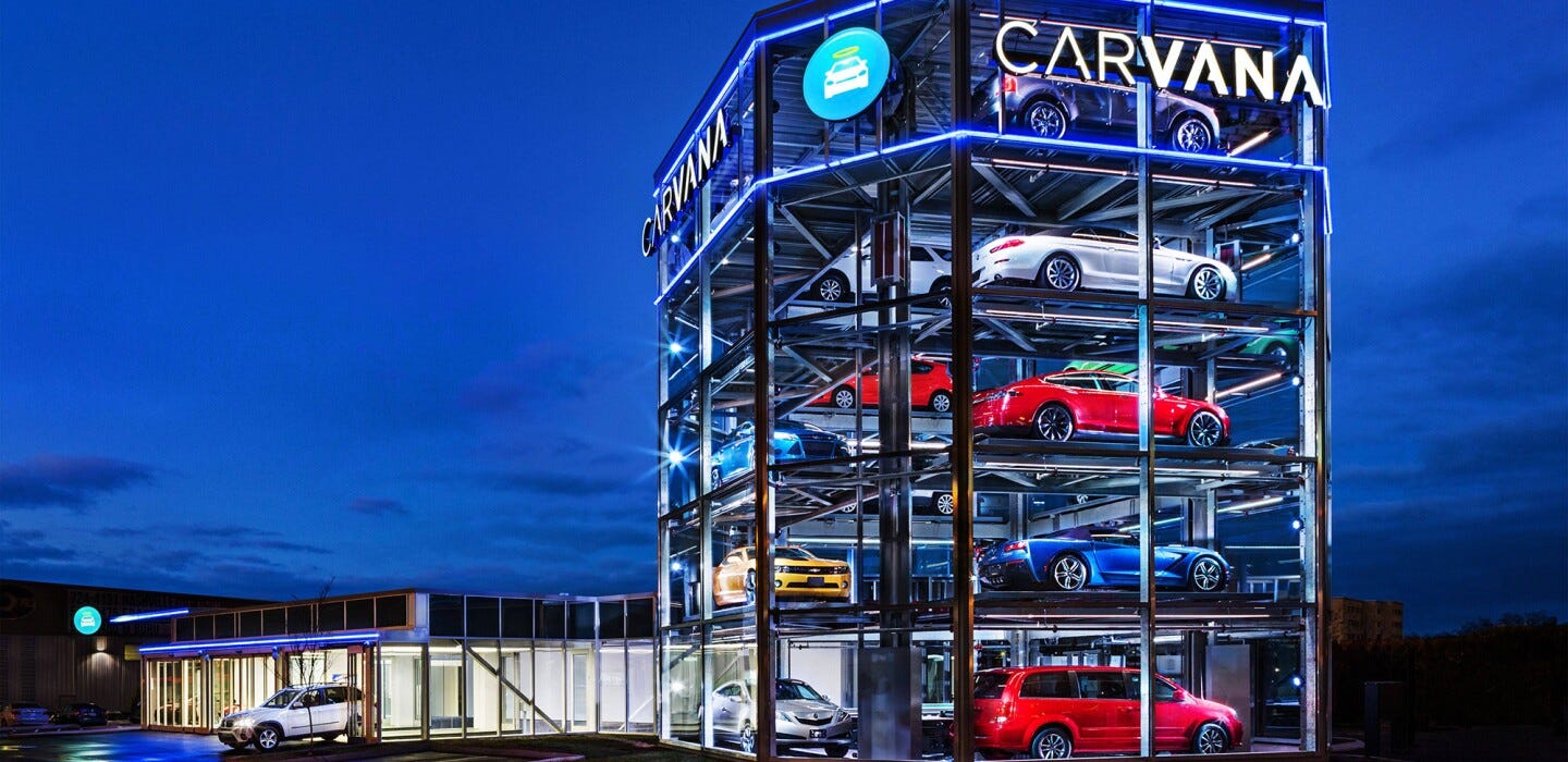 Les premiers obstacles se dressent sur la route de Carvana, «l'Amazon des voitures» - l'Opinion Les premiers obstacles se dressent sur la route de Carvana, «l'Amazon des voitures» - l'Opinion