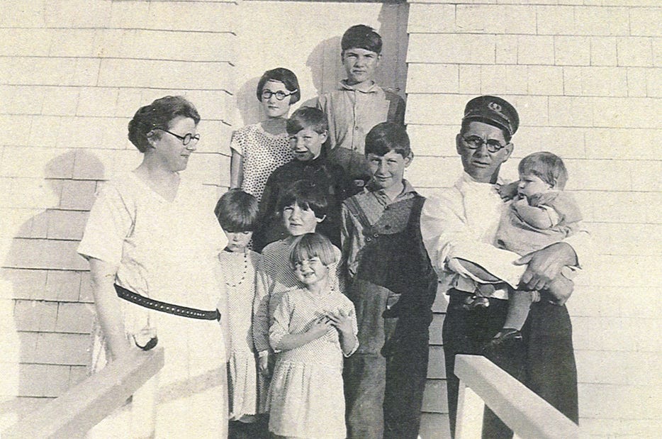 Velma and Willie Corbett with their children at Little River Lighthouse in Cutler, Maine. Velma and Willie Corbett with their children at Little River Lighthouse in Cutler, Maine.