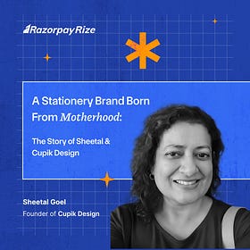 A Stationery Brand Born From Motherhood: The Story of Sheetal & Cupik Design