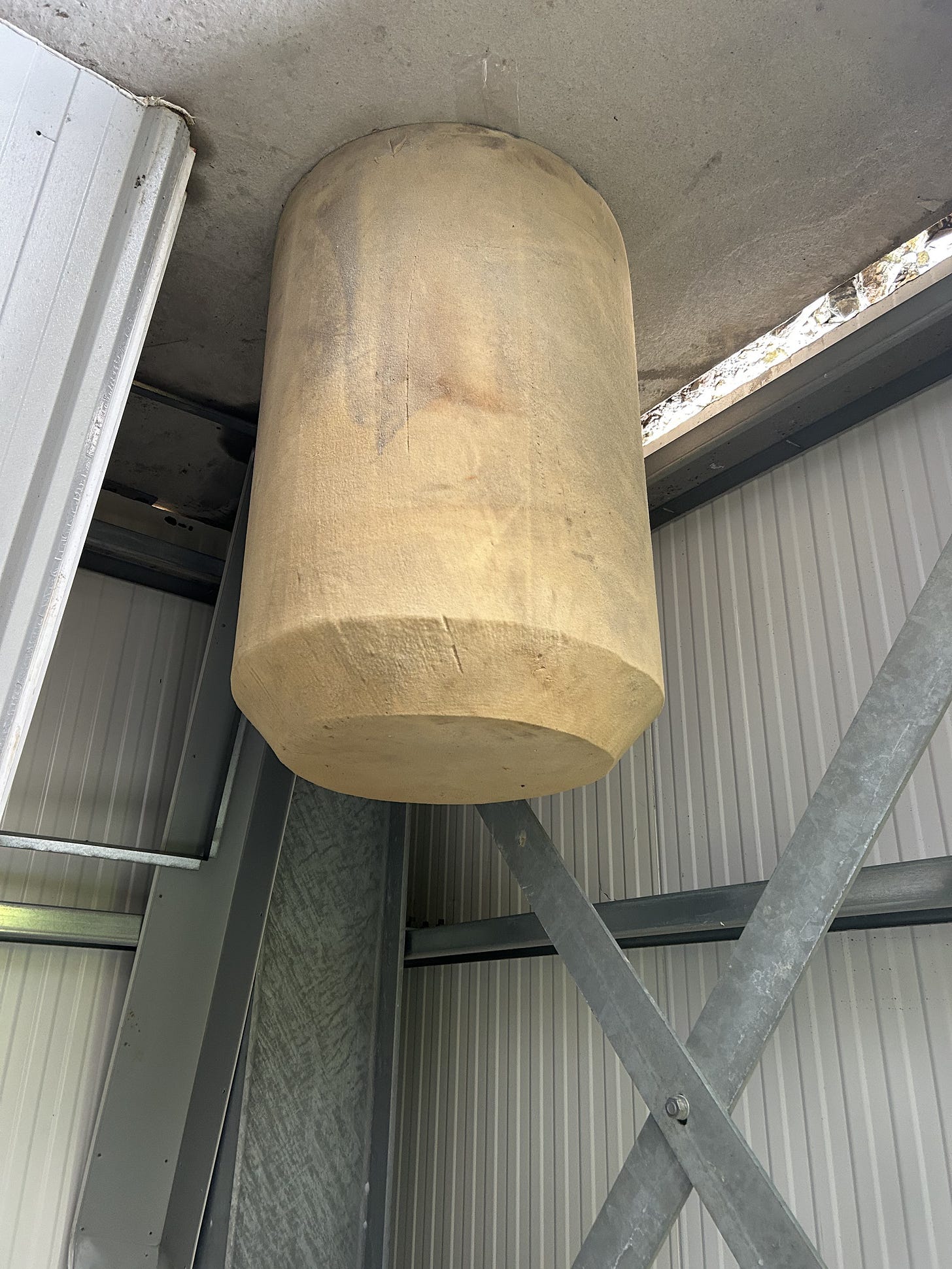A "pig" — sent down the pipes to clean them