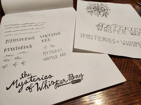 artwork for mystery book series