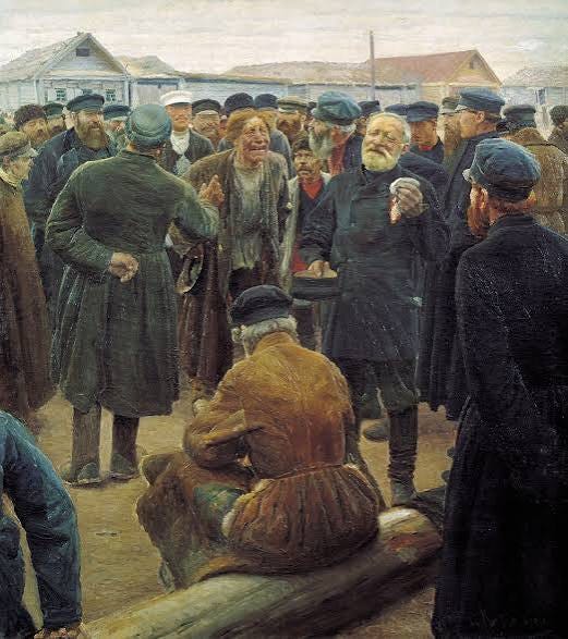 Russian Peasant Commune Meeting - World History Encyclopedia