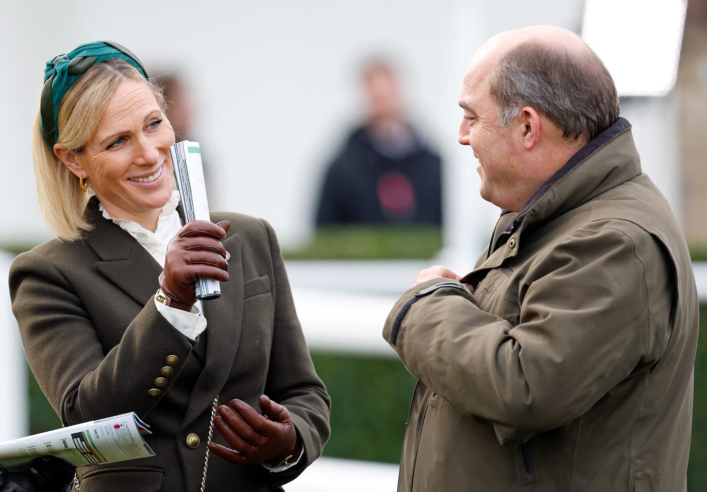 Zara Tindall smiling Zara Tindall smiling