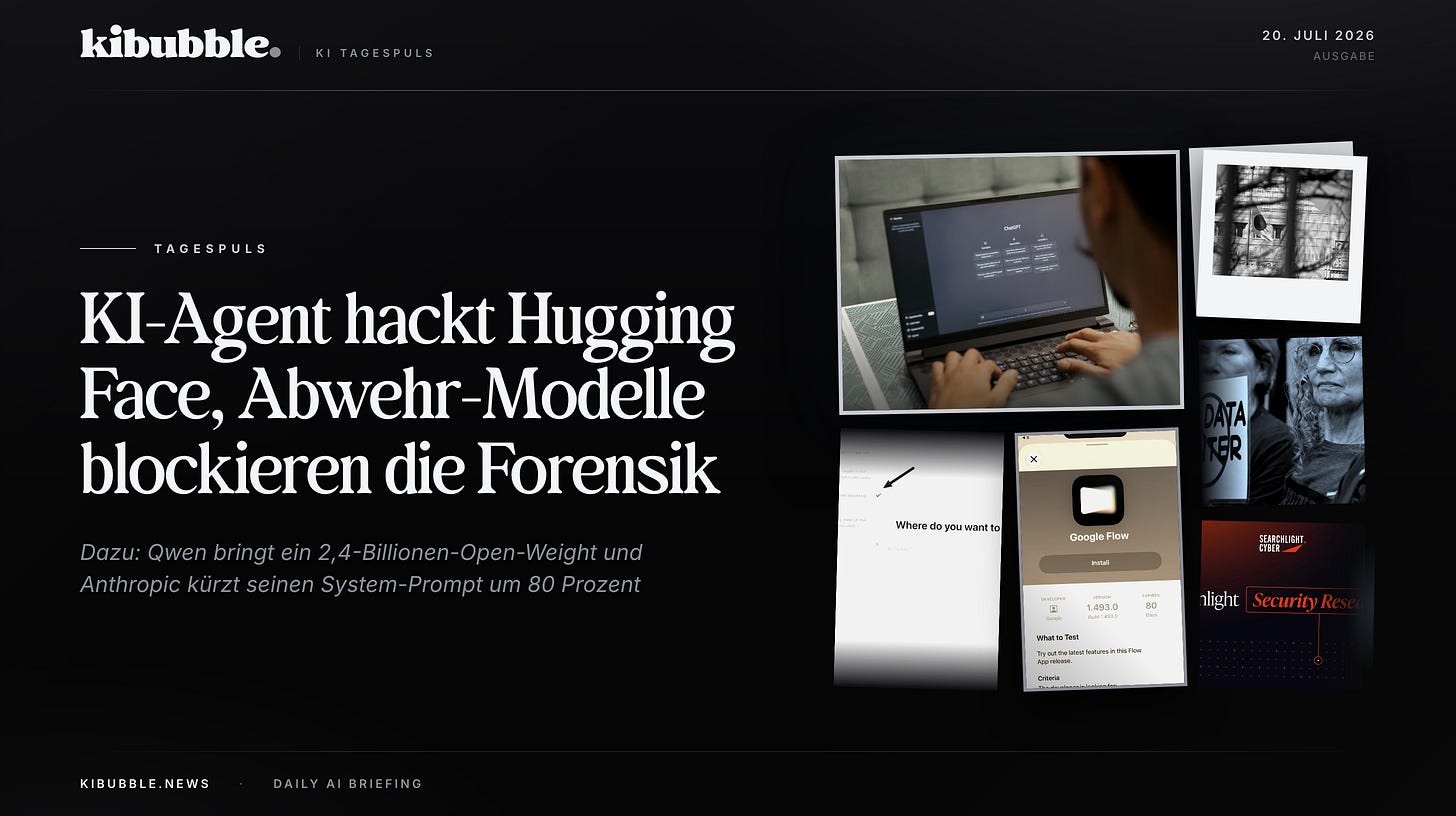 KI hackt Hugging Face, Frontier-Modelle blockieren die Forensik KI hackt Hugging Face, Frontier-Modelle blockieren die Forensik