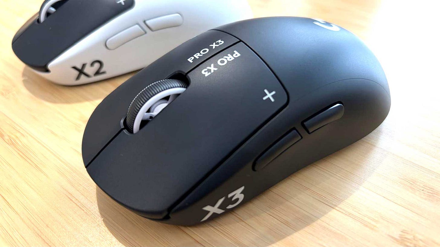 Logitech G Pro X3 Superstrike close up Logitech G Pro X3 Superstrike close up