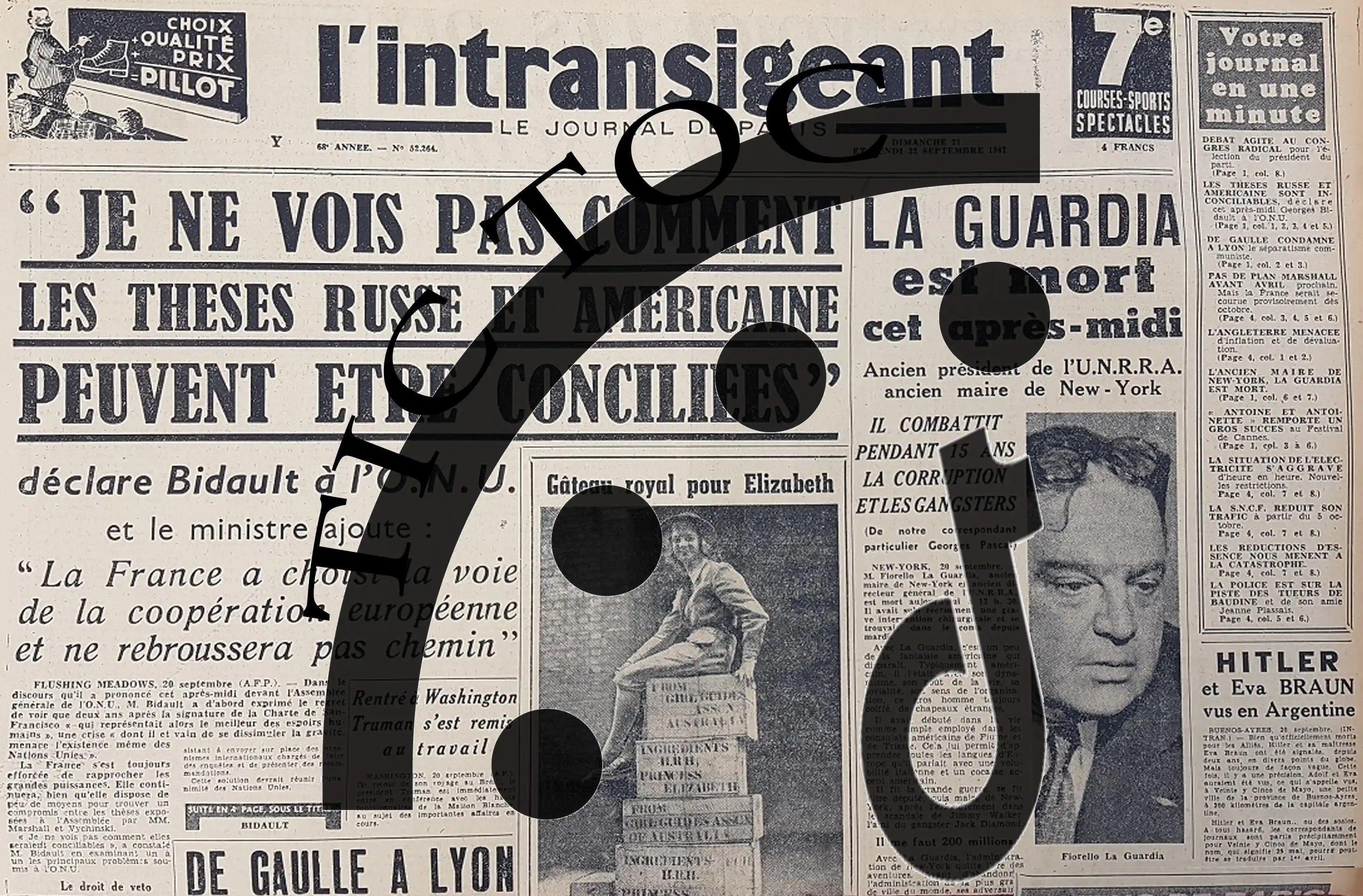 Persona non grata, et toi ?