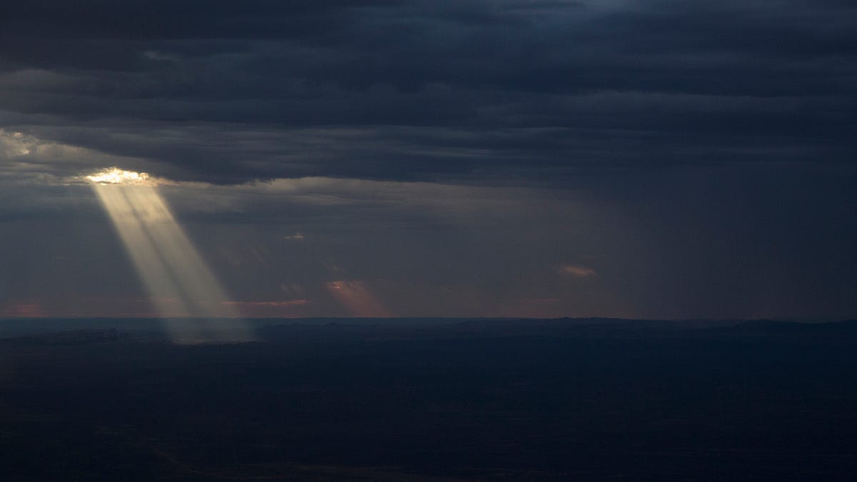 Through the darkness, some rays of light