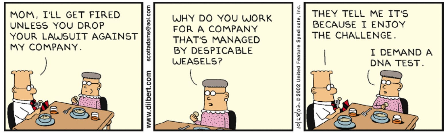 What the Hell is Up with Dilbert - by Meghan Boilard