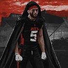 Drake London blacks out