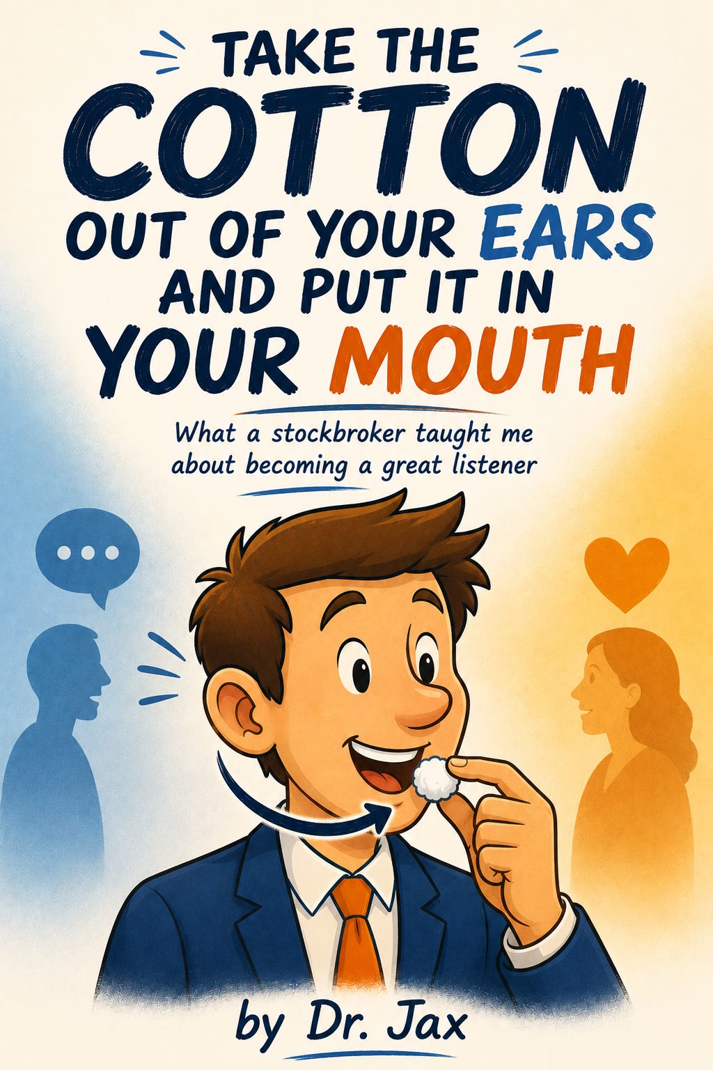 Take the Cotton Out of Your Ears and Put It in Your Mouth