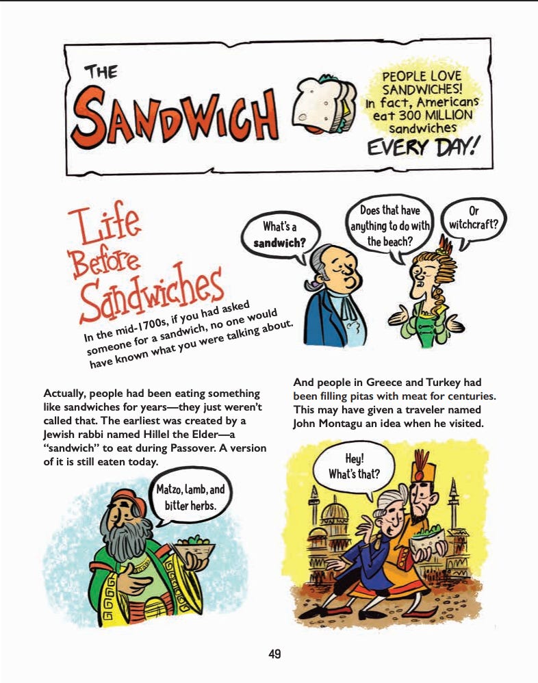 The History of Sandwiches (Comic) - by David Rickert