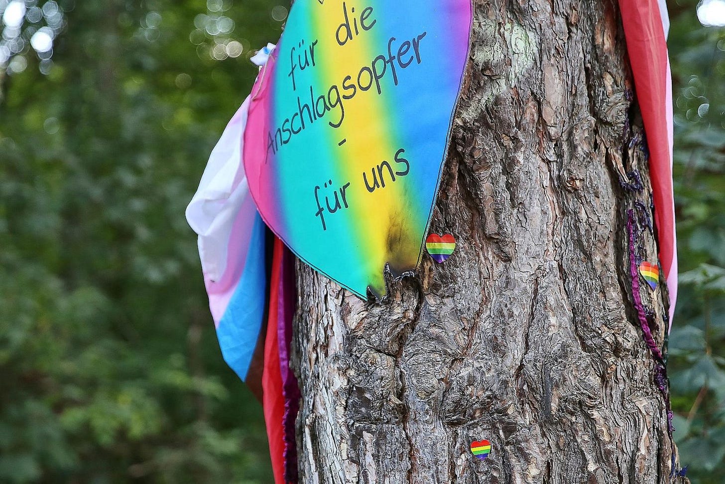 Vandalism at memorial site for CSD attack on July 28, 2026 Vandalism at memorial site for CSD attack on July 28, 2026