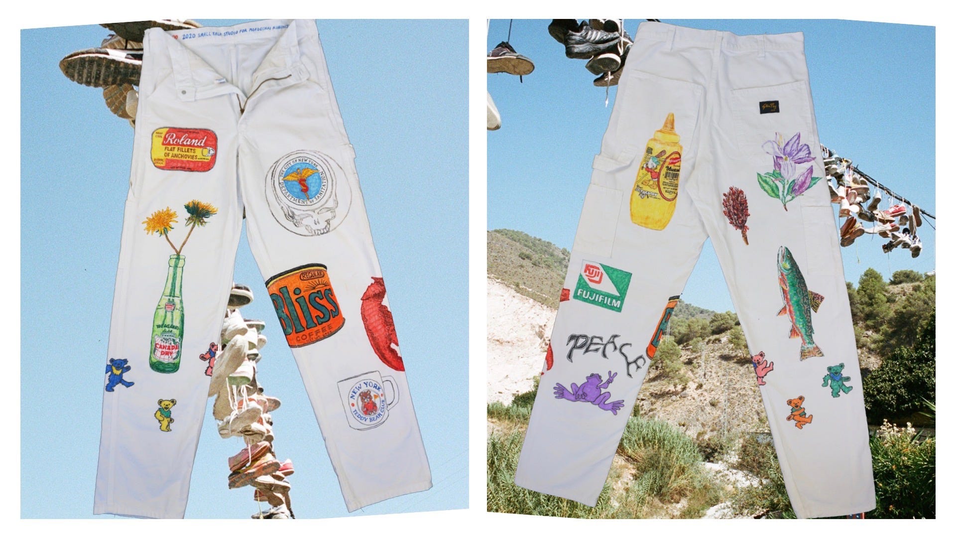 This NYC designer will draw on yr clothes and make them 300% more
