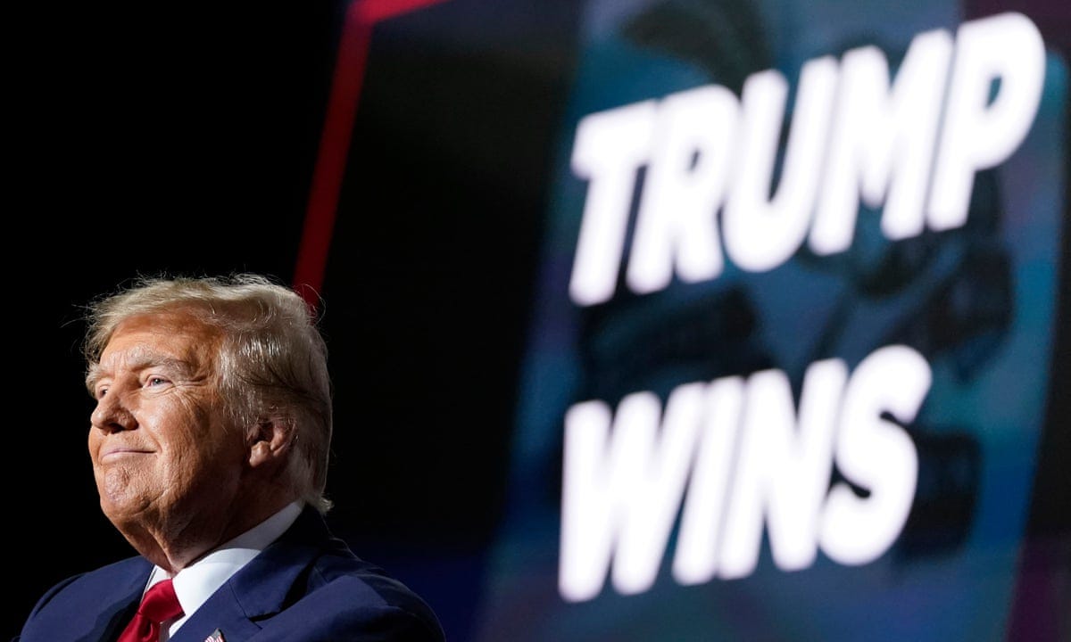 Trump's 30-point Iowa lead boosts his confidence for New Hampshire win | US  elections 2024 | The Guardian