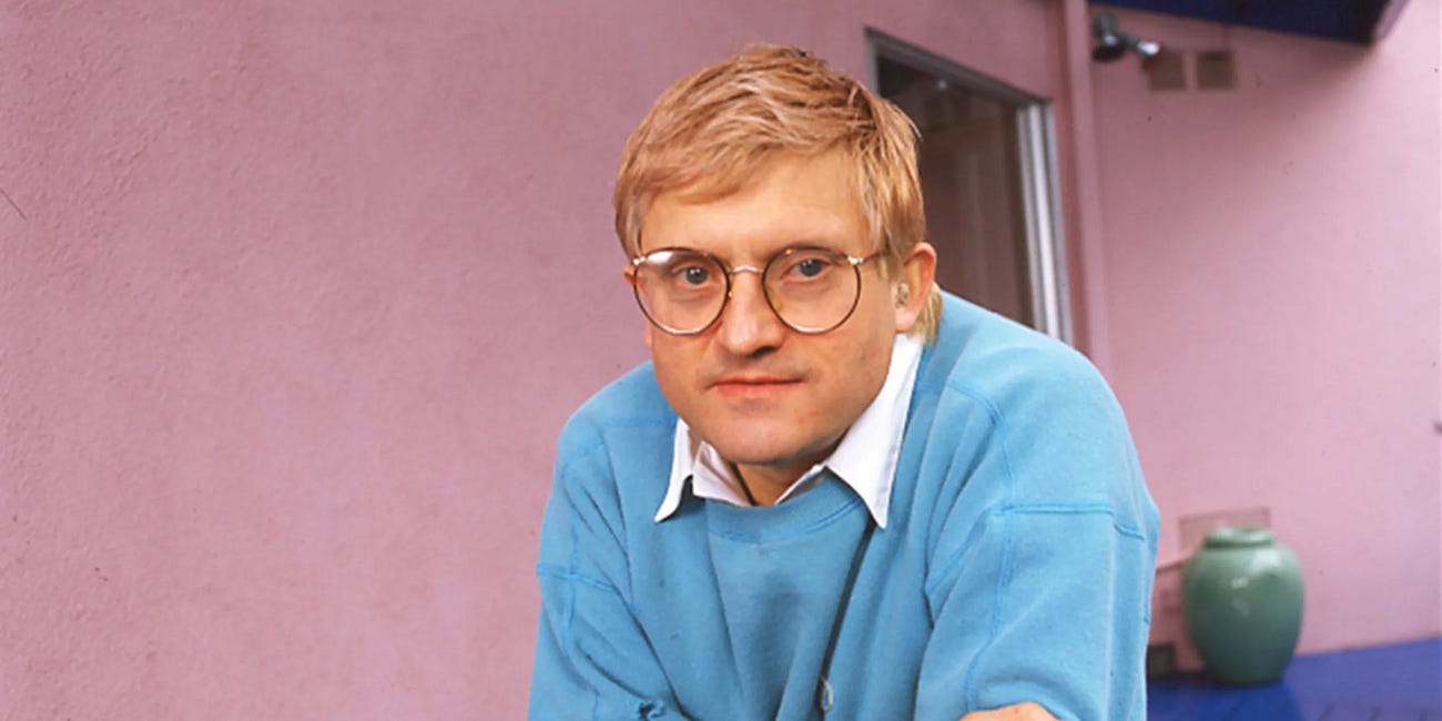 Where does one begin with David Hockney?
