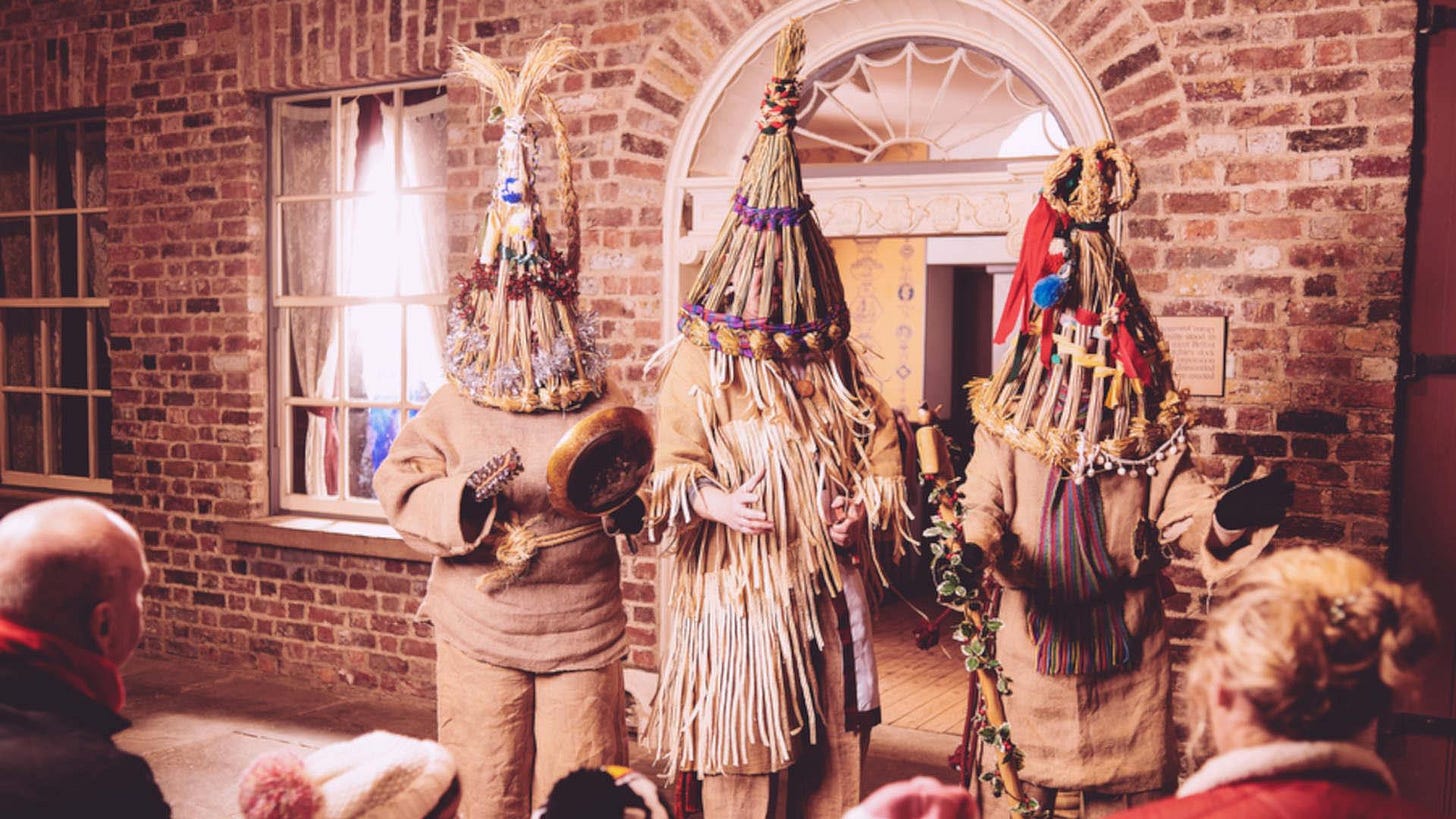 The Mummers at Ulster American Folk Park The Mummers at Ulster American Folk Park