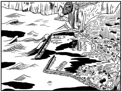 A black and white drawing of a city

AI-generated content may be incorrect.