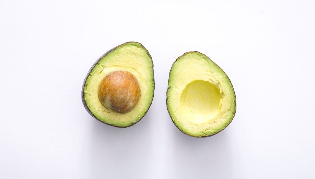 sliced avocado