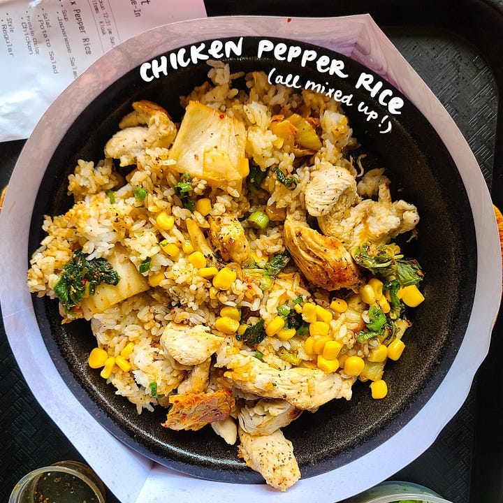 Yume x Sizzling Chicken Pepper Rice