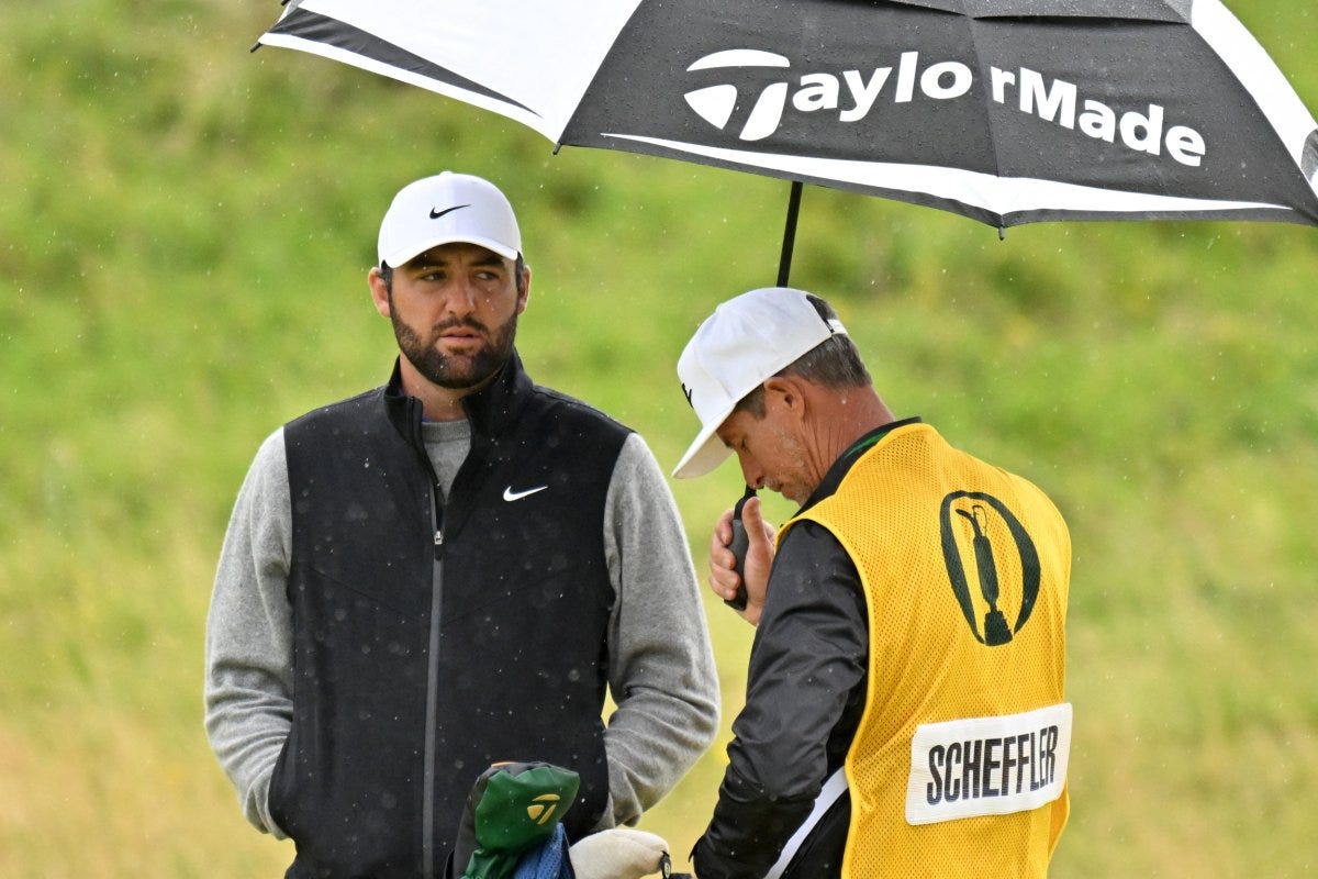 The Open: Scottie Scheffler Shines In Rain With a Solid First Round at Royal  Portrush - Newsweek