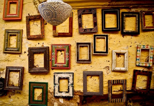 Framed. Framed.