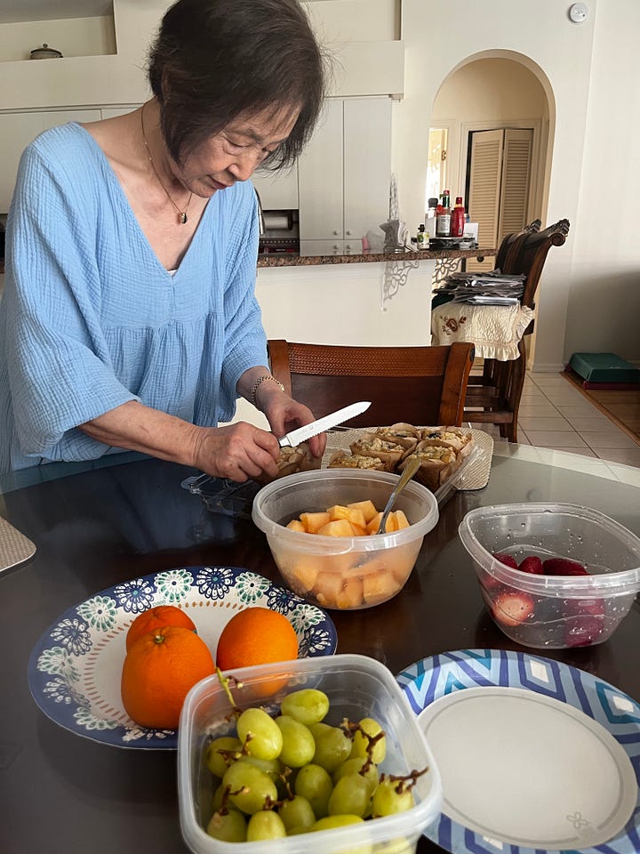 Various Korean dishes of food