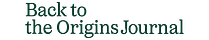 Back to the Origins Journal