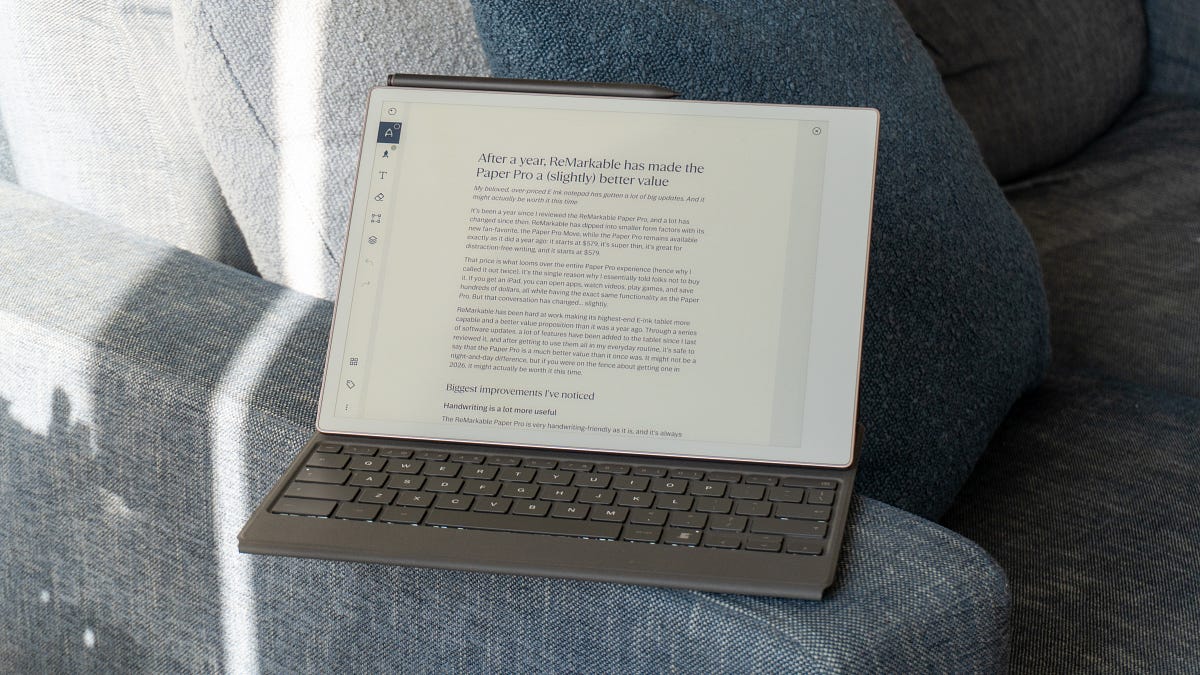 After a year, ReMarkable has made the Paper Pro a (slightly) better value