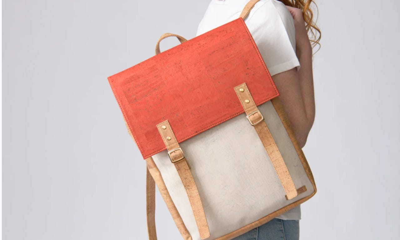 Tiradia RED Cork Backpack Signature Backpack – Tiradia Cork main image 3
