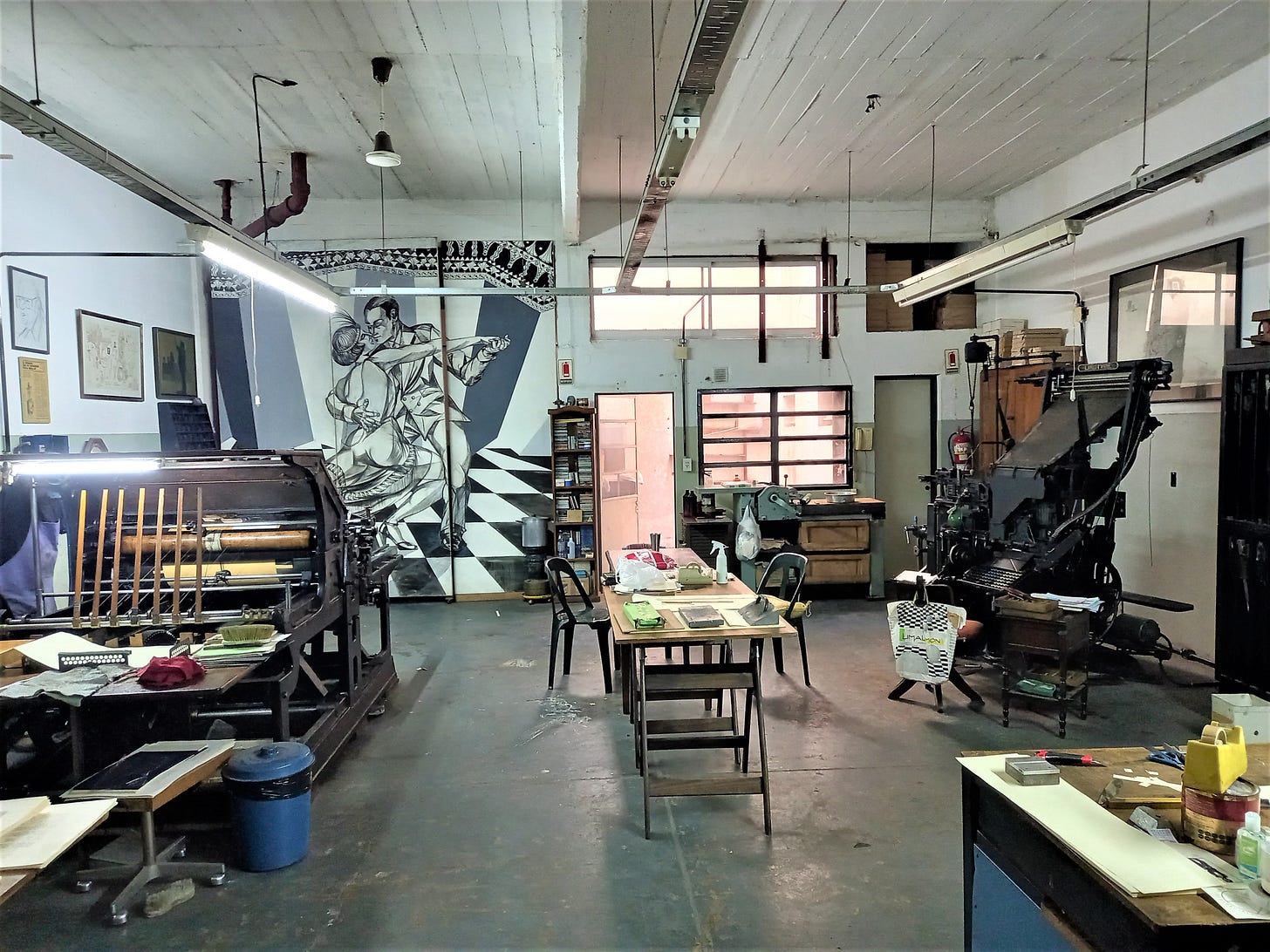 Parte del taller "Pluma y Arte". Foto: Ariel Fleischer