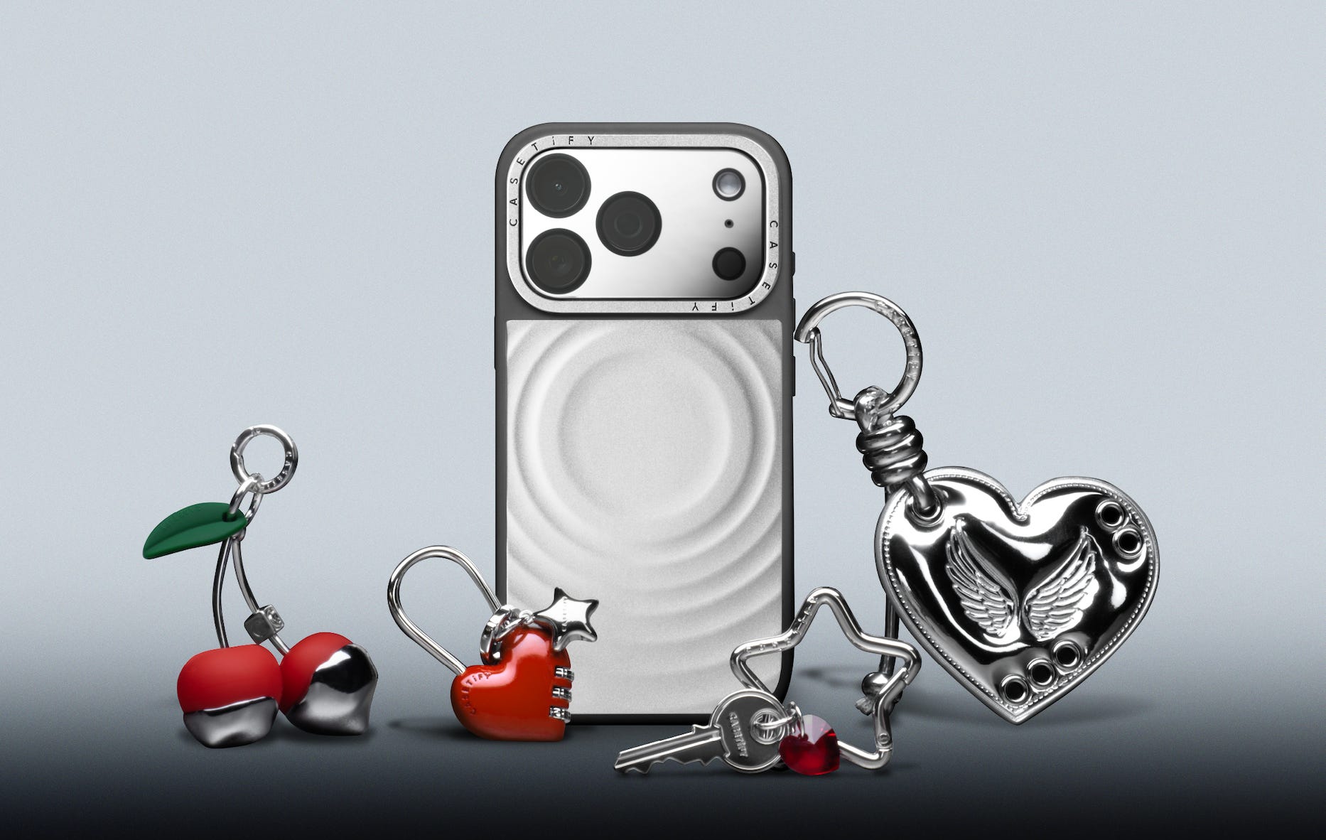 【正規完売品❣️】CASETiFY×gdragon Heart Bag Charm Casetify x G-Dragon @xxxibgdrgn by @adrianamoram HERE CREATIVE #3D