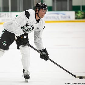 Cross Hanas Thankful to Be Playing Hockey in Texas, Again