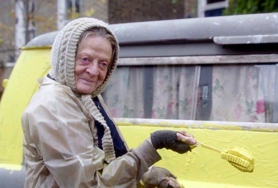 The Lady in the Van - inside The Lady in the Van - inside