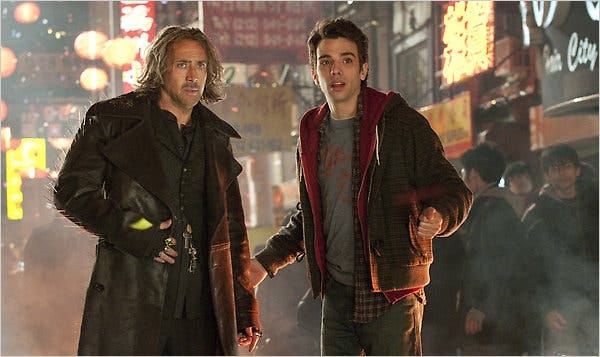 Nicolas Cage Teaches a Dweeb He's Magic - The New York Times