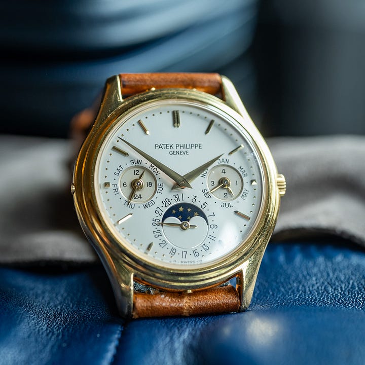 Patek Philippe 3940 perpetual calendar, first and third series