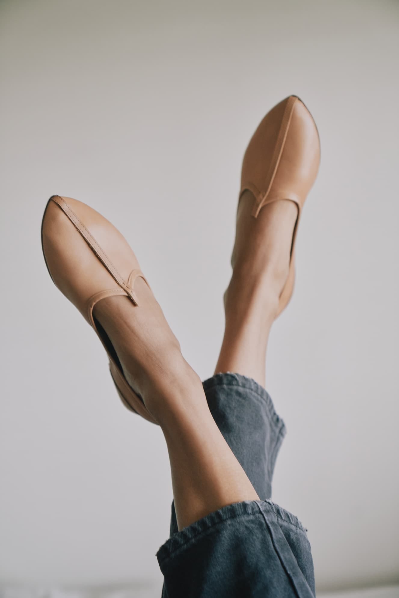 The Jutti Slipper in Bare