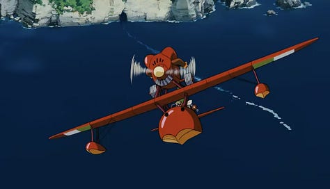 Porco Rosso's seaplane