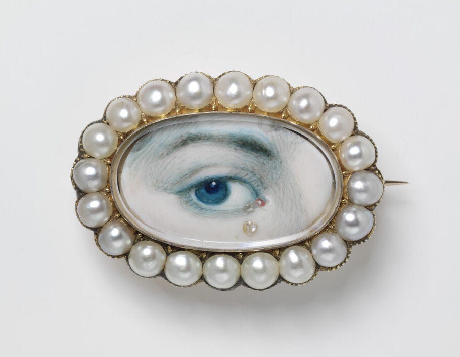 The Mysterious Lover's Eye Jewelry of 18th-Century England ...