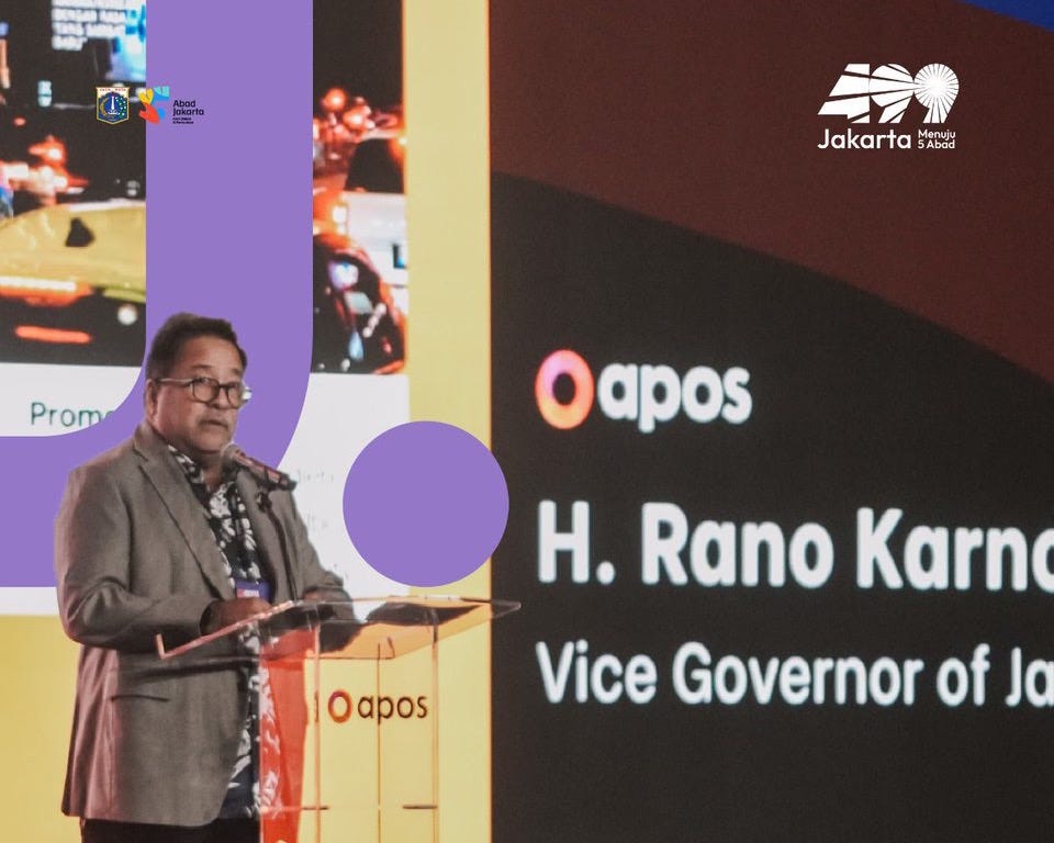 Deputy Governor Rano Karno at APOS 2026, when launching plans to slash red tape and unlock Jakarta for global filmmakers. Deputy Governor Rano Karno at APOS 2026, when launching plans to slash red tape and unlock Jakarta for global filmmakers.