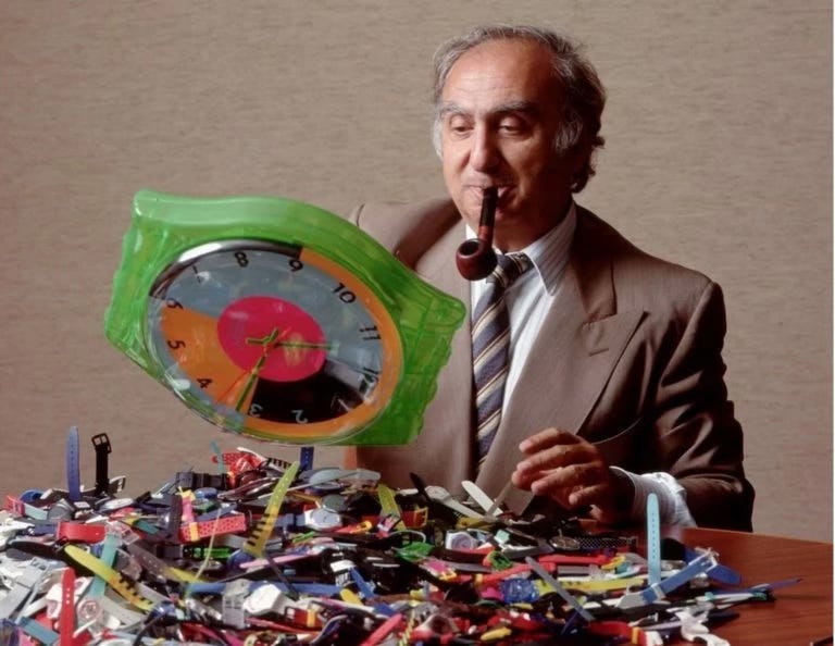Nicolas G Hayek the Founder of Swatch Company