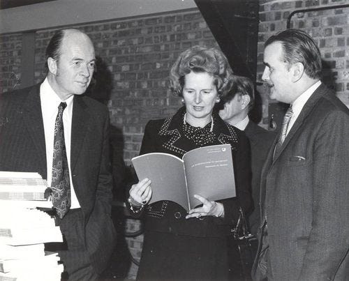 Margaret Thatcher visit